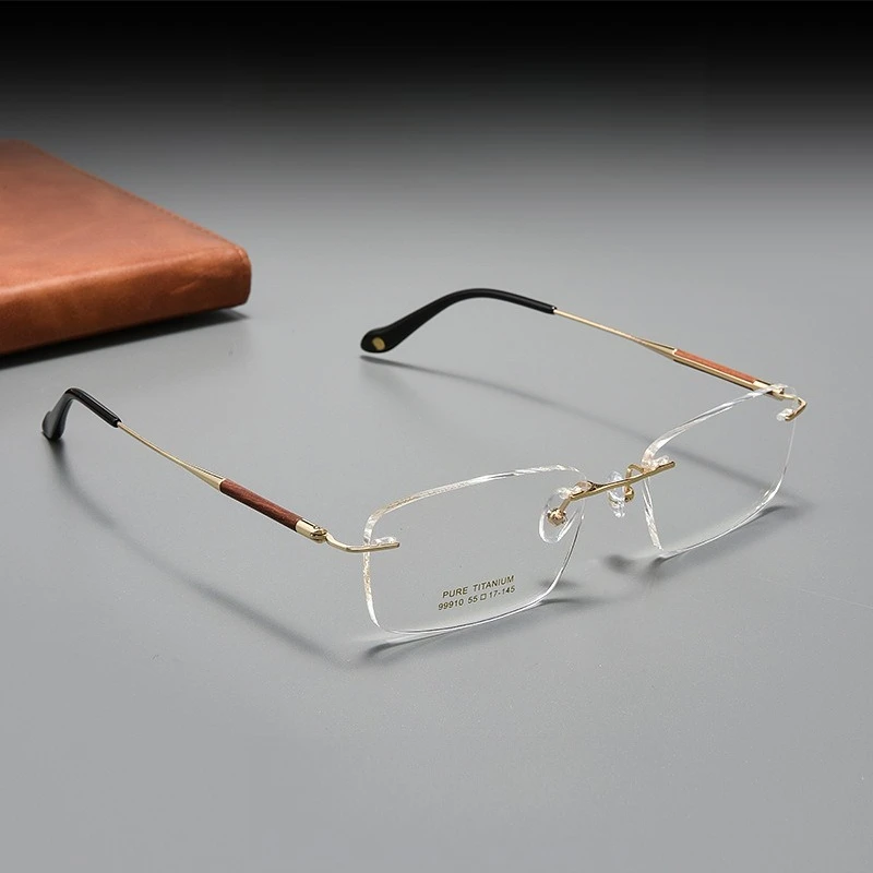 

Exquisite Details Square Alloy Glasses Frame Women optical Myopia Presbyopia prescription lenses attachment Retro eyewear