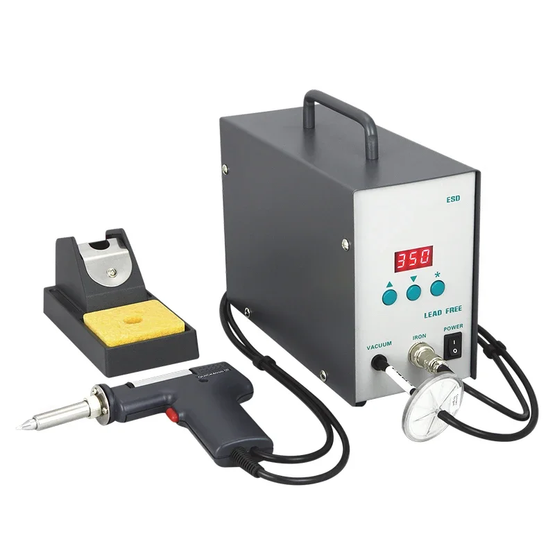 220V Digital Display Electric Desoldering 120W  Anti-static Tin Suction Pump For Electronic Disassembly 90W Av