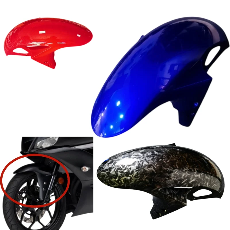 Motorcycle Accessories Front Fender Mudguard Cover Cowl Panel Fairing Fit for Yamaha YZF-R25 YZF-R3 YZFR25 YZFR3 2019-2025