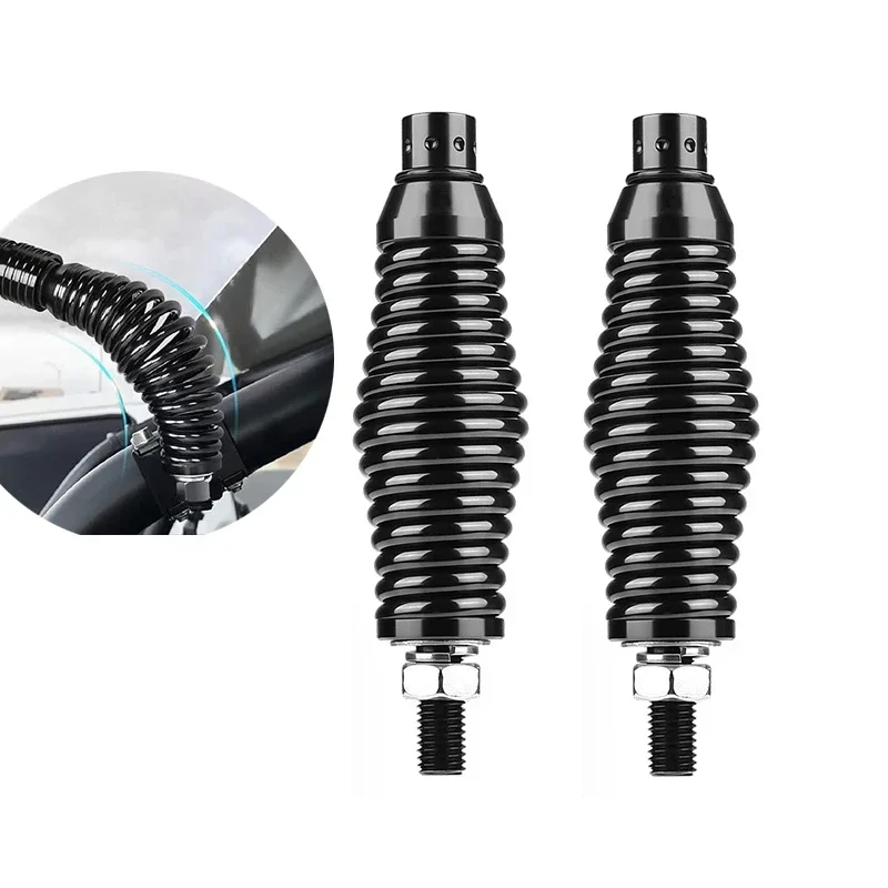 2Pcs Whip Light Spring Antenna Spring Mounting Quick Release Barrel Spring Base for Can-Am Maverick X3 for Atv Boat Offroad