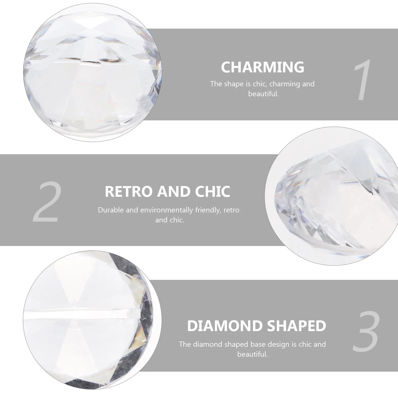 

12pcs Crystal Diamond Message Clips Memo Photo Holders Desktop Note Card Stable Table Name Sign Folder Business Cards