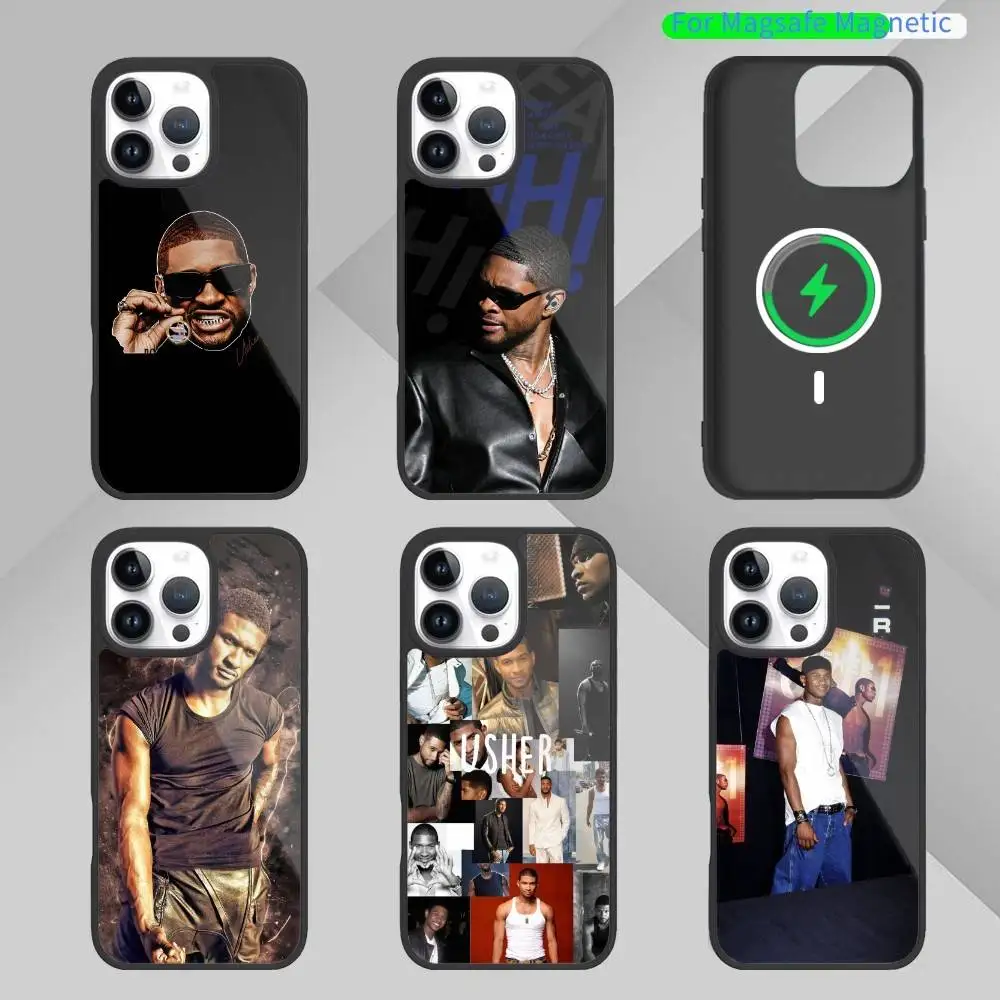 

Cool Singer U-Usher Phone Case For iPhone 17,16,15,14,13,Pro,Max,Plus,Magnetic For Magsafe Wireless Charging
