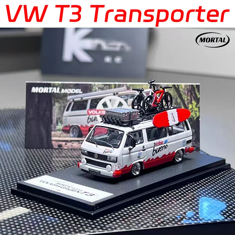 

Mortal 1/64 VW T3 Transporter BBS Ступица колеса из сплава Моторный автомобиль Литые под давлением модели автомобилей Коллекция игрушек Рождественские подарки для мальчиков