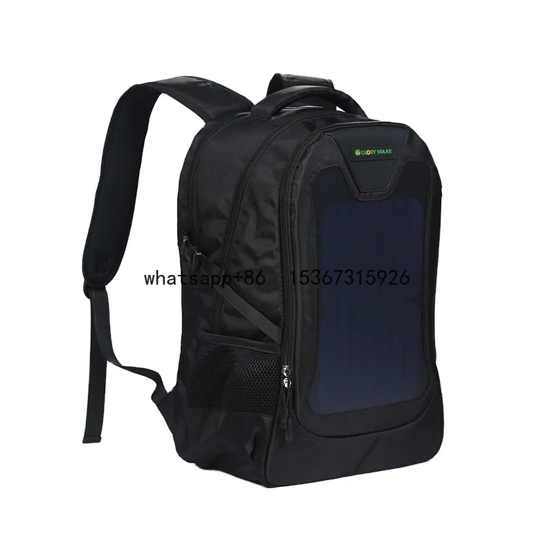 Glory Solar Business Portable Solar Panel Backpack Bag With USB Charger For Mobile Phones