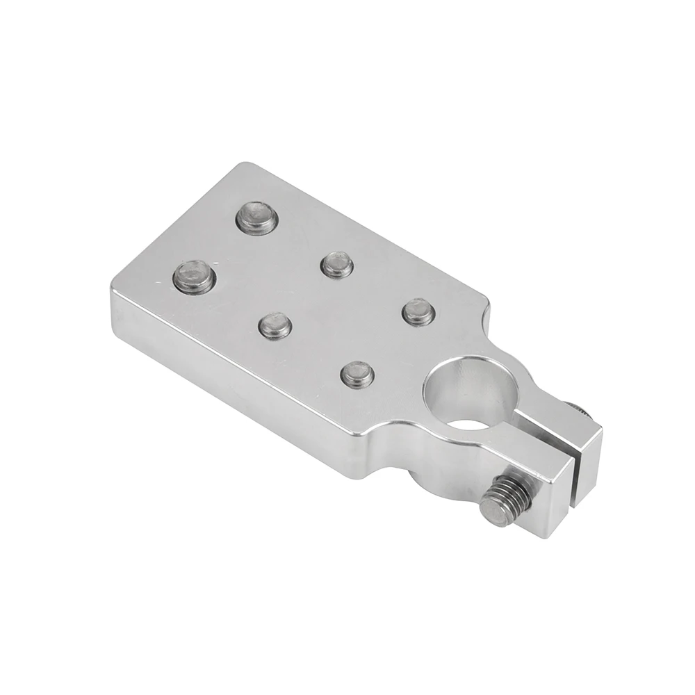 

6 Spot Multi-Connection Marine Battery Terminals Battery Terminal Clamps Lead For SAE Negative For 4/0 AWG lugs and down