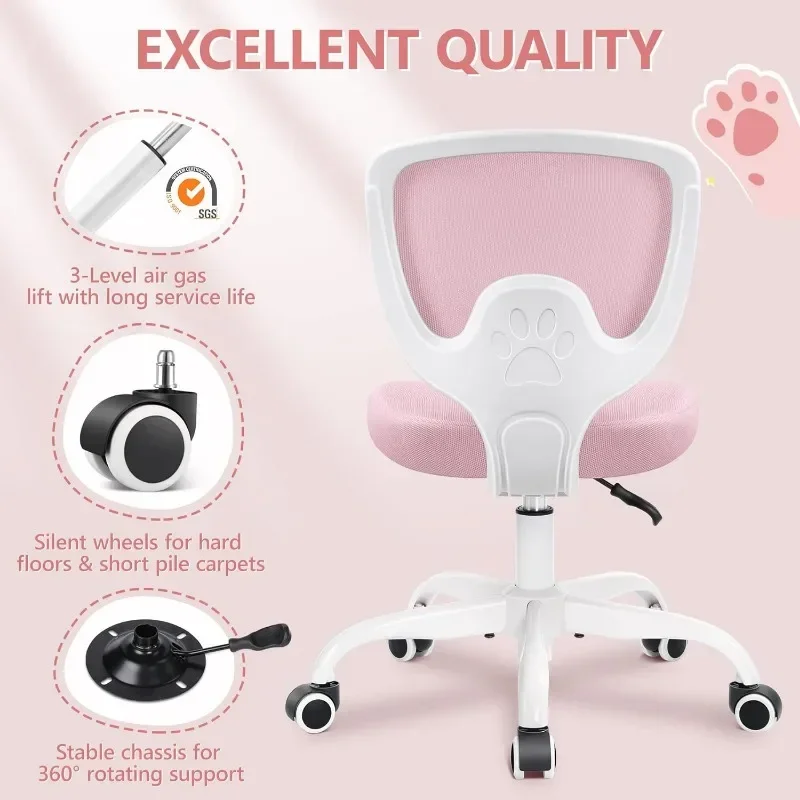 كرسي مكتب للأطفال من ez، كرسي كمبيوتر مريح لدراسة الأطفال قابل للتعديل، كرسي مكتب قابل للتنفس