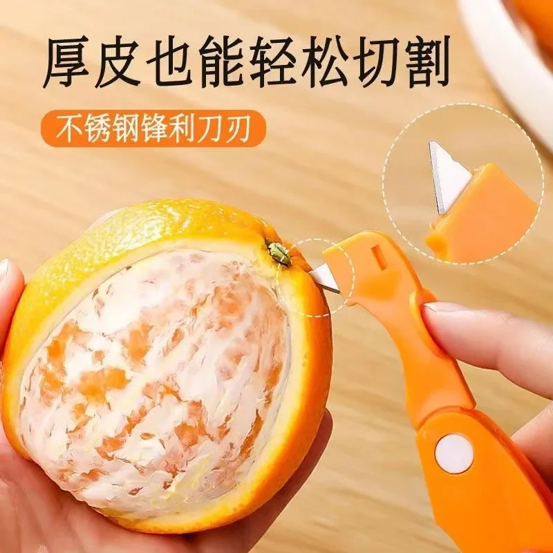 Orange Peeler Stripper Device Peeling Knife Multifunctional Grapefruit Lemon Cutter Kitchen Fruit Vegetable Tools