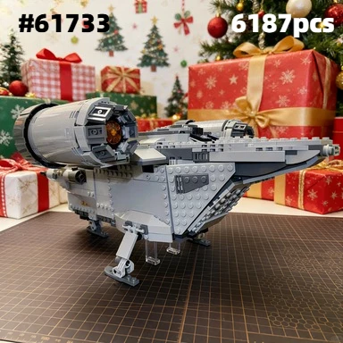 

Модель космического корабля, строительные блоки, игрушки-космические корабли, совместимые с 75292, подарки