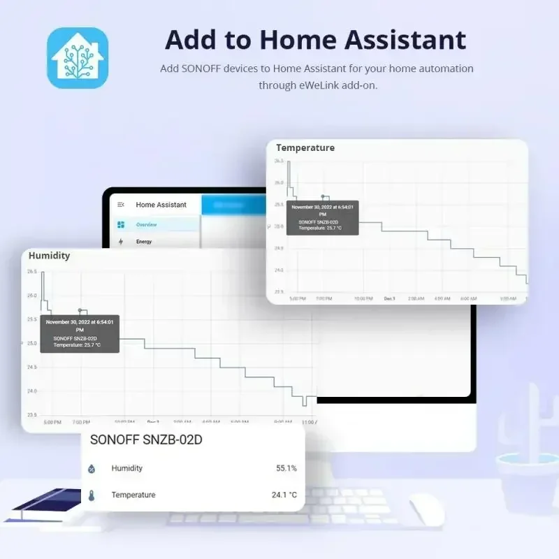 Sonoff SNZB-02D/02P Sensor kelembaban suhu Zigbee mendukung Hub Smartthings asisten rumah Google Home Gateway Alexa 3.0 Zigbee