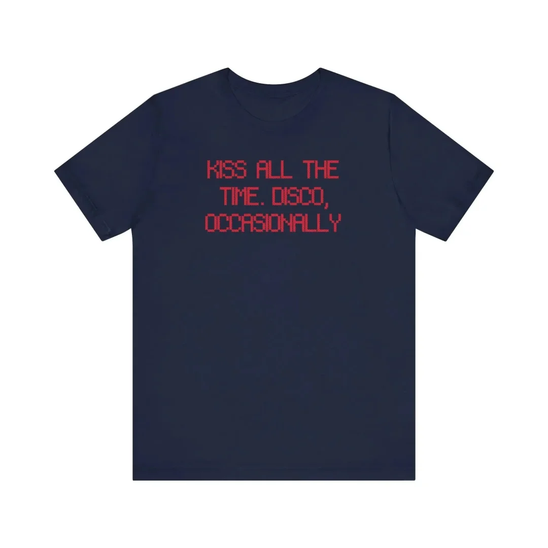 Harry Styles Kiss All the Time Disco Occasioneel 2026 album Unisex shirt Puur katoen Heren T-shirt Kinderkleding Tee Y2k Vrouw