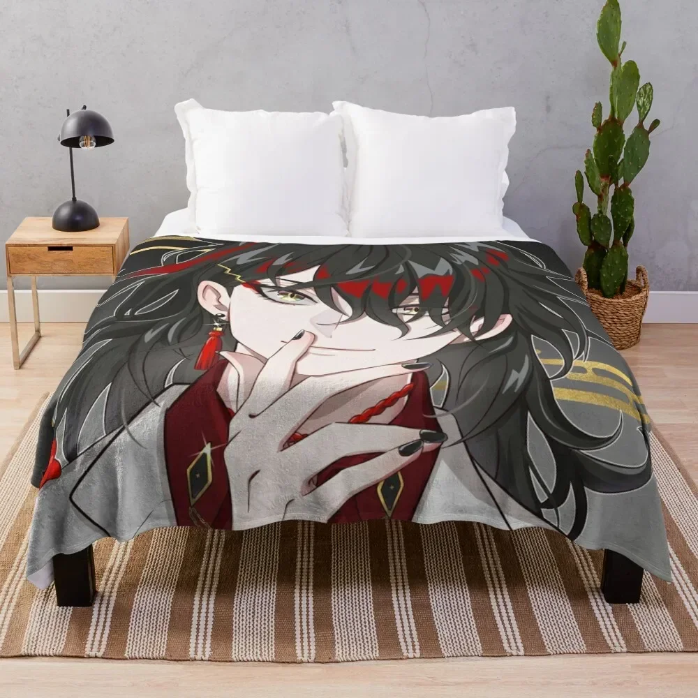 

Nijisanji - Vox Akuma Throw Blanket Thins Shaggy Blankets