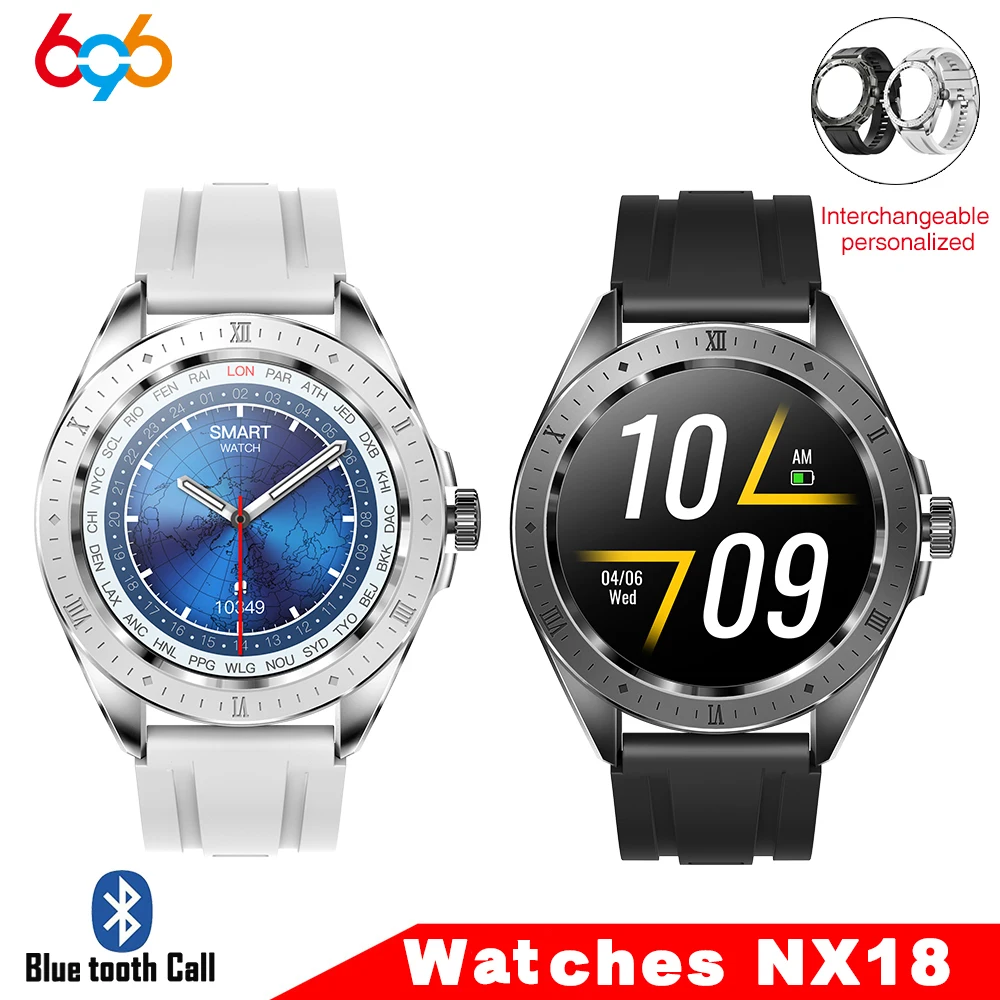 New Double Strap Blue Tooth Call Men Smart Watch Sound Recording Heart Rate IP68 Waterproof Health monitoring 2023 Smartwatch