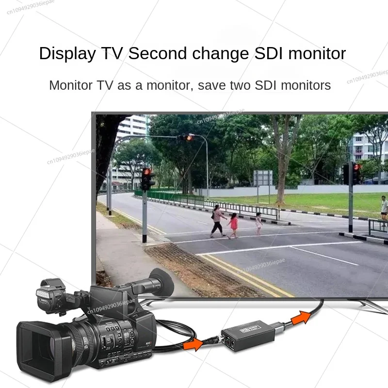 SDI to HDMI dvi converter distribution line, camera monitor, display TV, and 3G