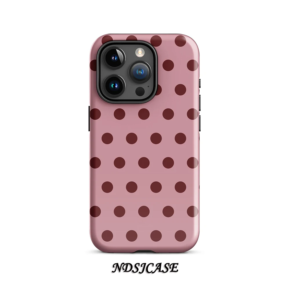 Coque de téléphone prune crépuscule, étui arrière de luxe Double couche pour iPhone 17 16 15 14 13 12 11 X XS XR XSMAX 7 8 Air Pro Max Plus