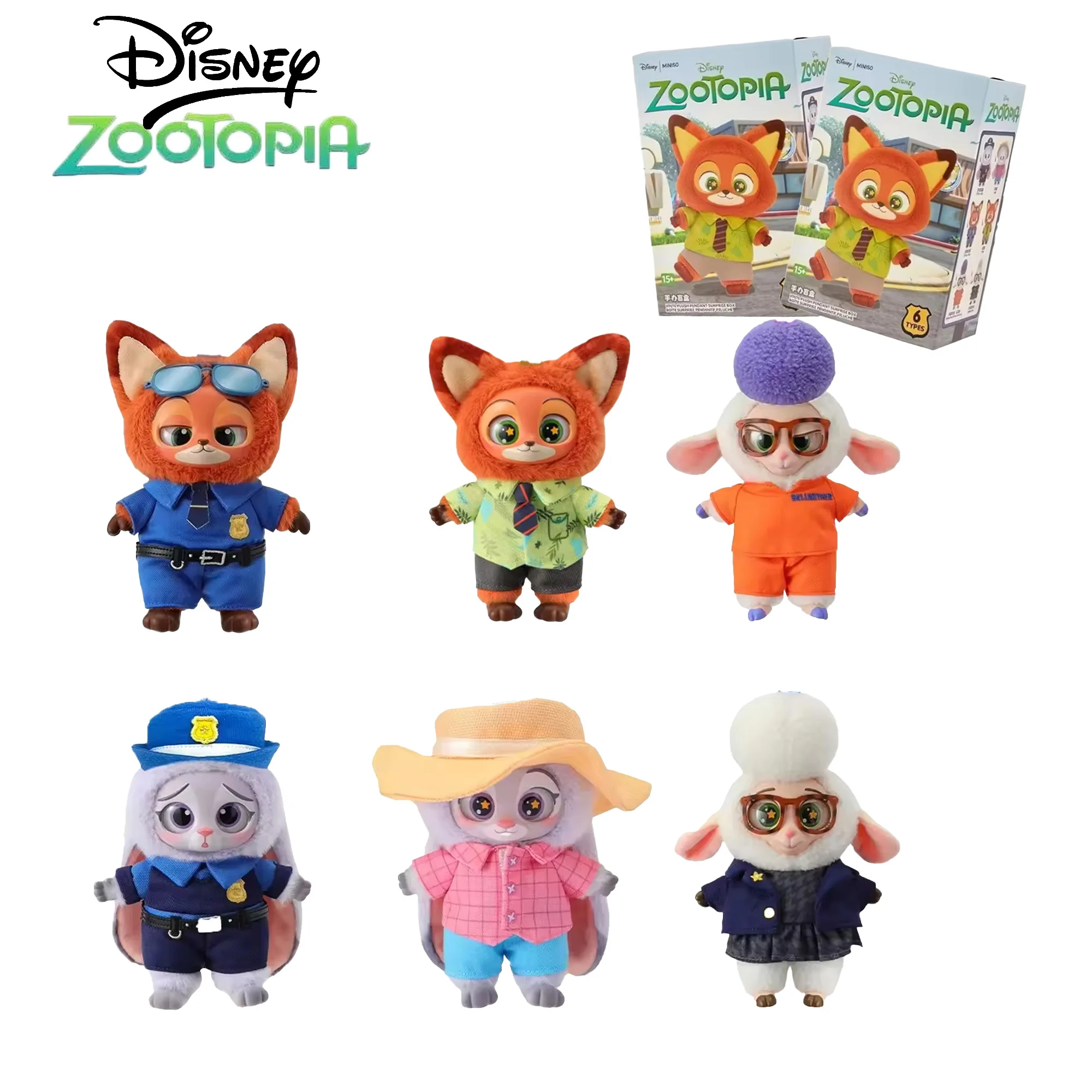 

Disney Zootopia слепая коробка милый Ник Джуди фигурка плюшевая виниловая кукла загадочная коробка аниме фигурки мультфильм коллекция модель игрушки