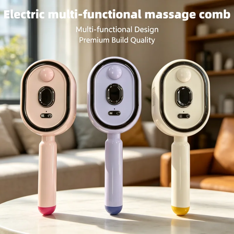 

Hairbrush, Straightener, Styler – Wet Electric Design with Fine Water Spray & Rechargeable Battery for Long & Short Hairs