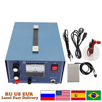 50A Jewelry Spot Welder 110V/220V Jewelry Spot Pulse Sparkle Spot Welder Portable Spot Welding Machine for Gold Silver Platinum