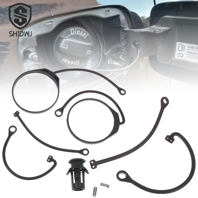 

1Set Durable Gas Cap Rope Gas-oline For Golf Bora Passat CC A4 A6 Q5 Fuel Tank Cover Line Replacement Kit Car Accessories
