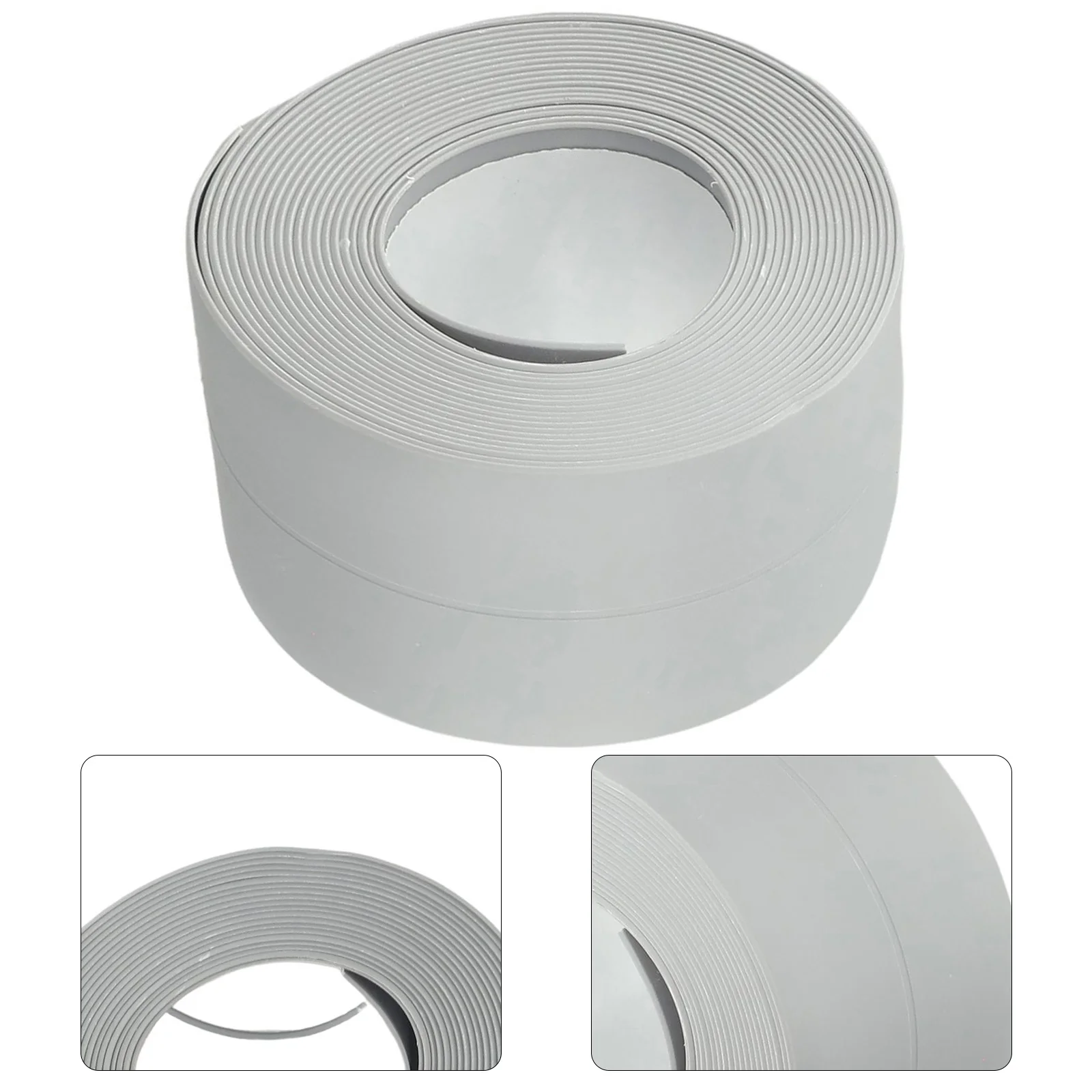 PVC Sealing Strip Tape Bathroom Bath Toilet Caulk Tape 3.2m Long 3.8cm Width Sealing Strips Home Hardware Replacement Parts
