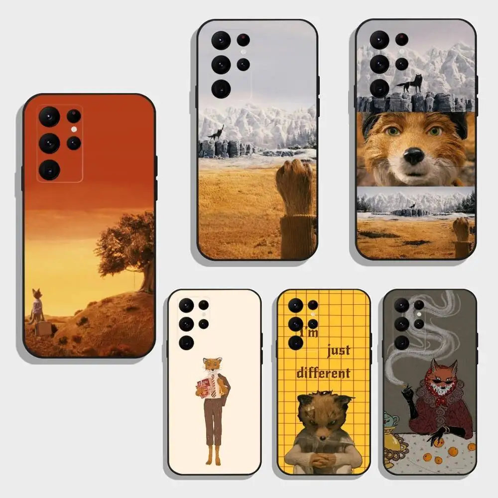 

F-Fantastic Mr F-Fox Phone Case For Samsung S25,S24,S21,S22,S23,S30,Ultra,S20,Plus,Fe,Note,5G Black Cover
