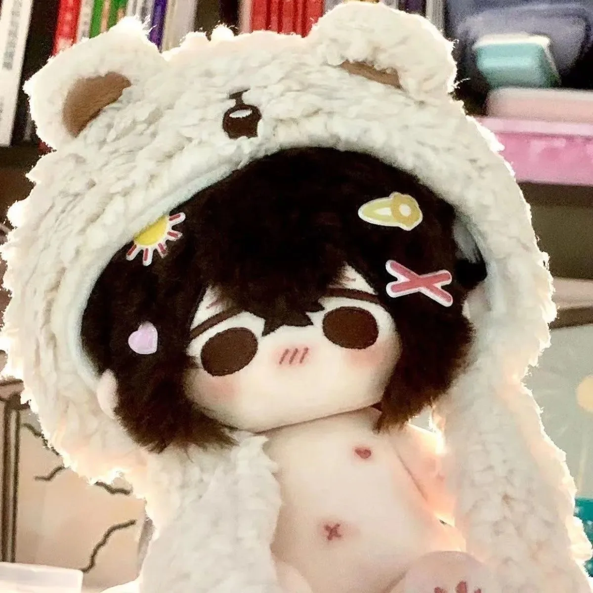 دمية بونجو كلاب ضالة دازاي أوسامو ، جسم تنكري ناعم ، ملابس كارتونية لتغيير الملابس ، وسادة ، هدية الكريسماس ، 20 *