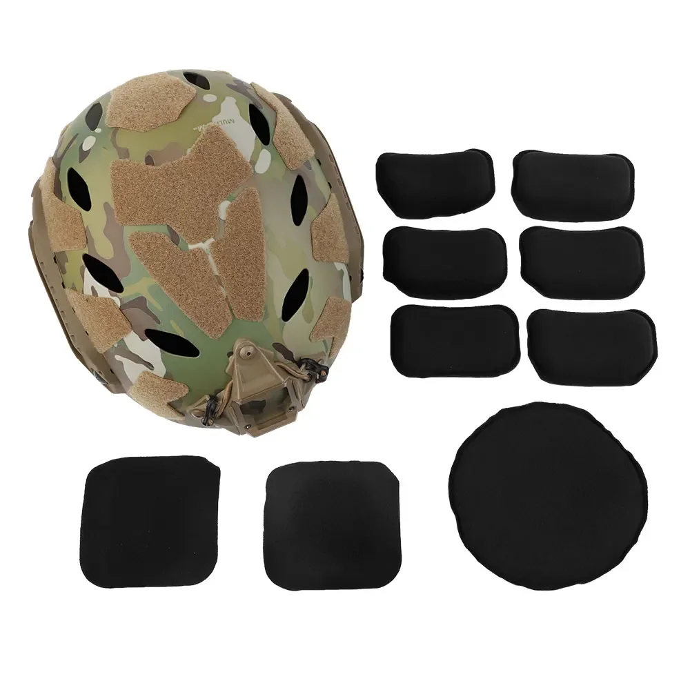Cepat SF Helm Super High Cut Taktis Airsoft CS Permainan Perang Helm Protive Multifungsi DIY