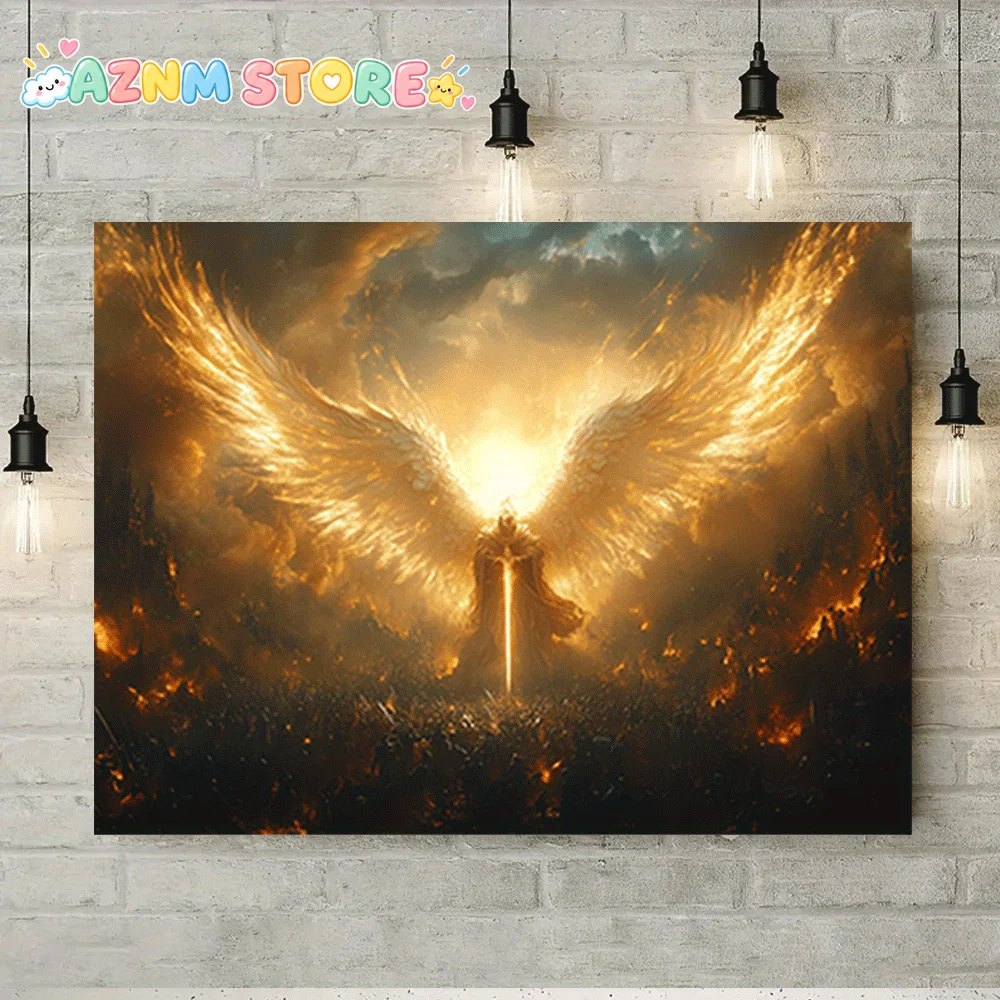 Angel in Battle - 12x16