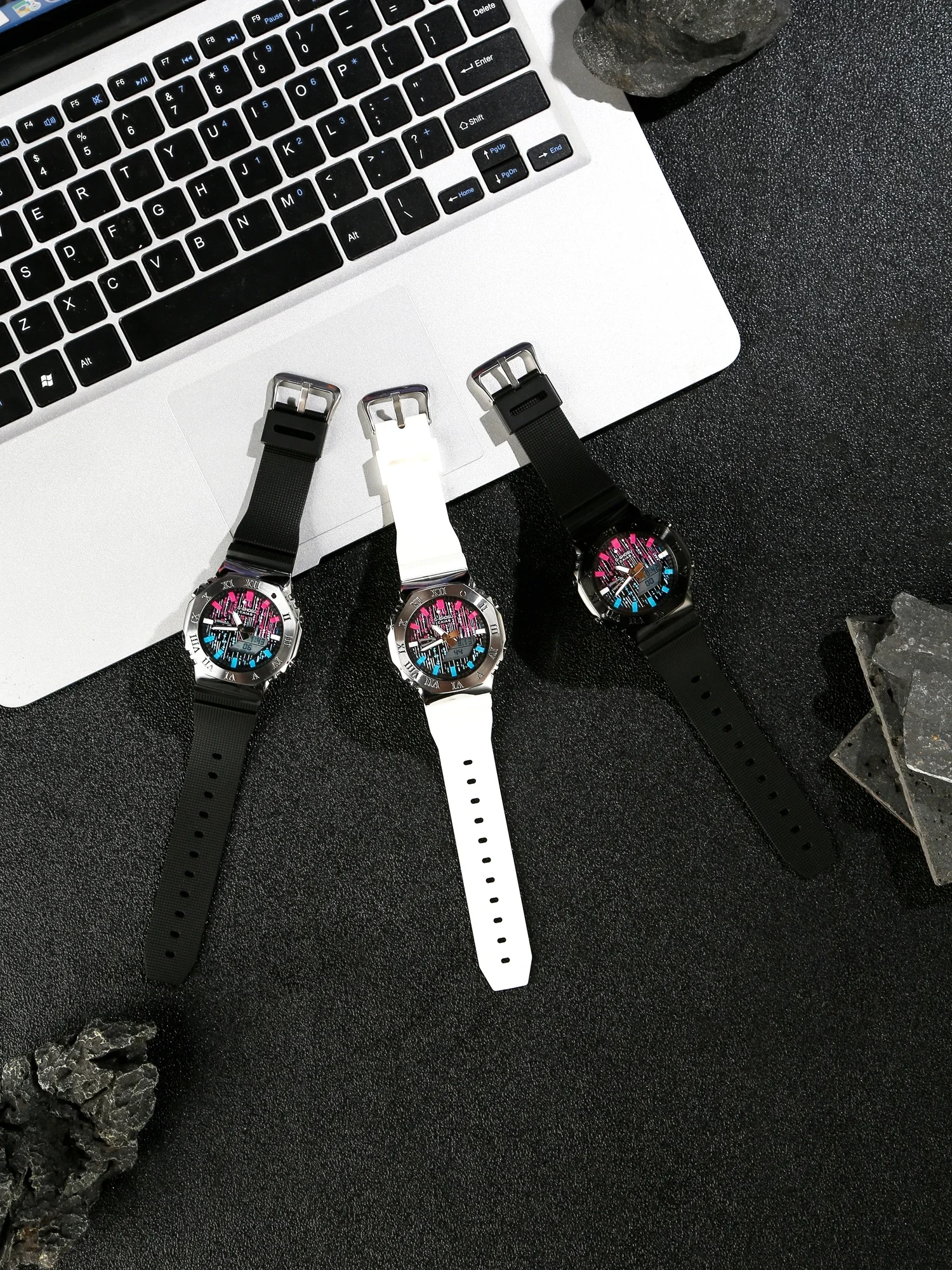 

Unisex digital sports watch Alloy LED dial Full functionality World time Waterproof Shockproof Oak GM series