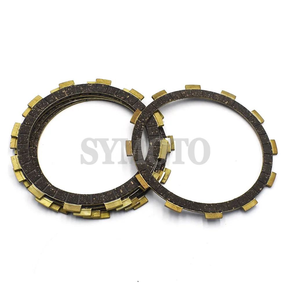 5 PCS Motorcycle clutch disc Friction Clutch Cork plates Set For Suzuki SP250  Z / D 1982-1983 SP250 / F 1985 DR250S  / G  1886