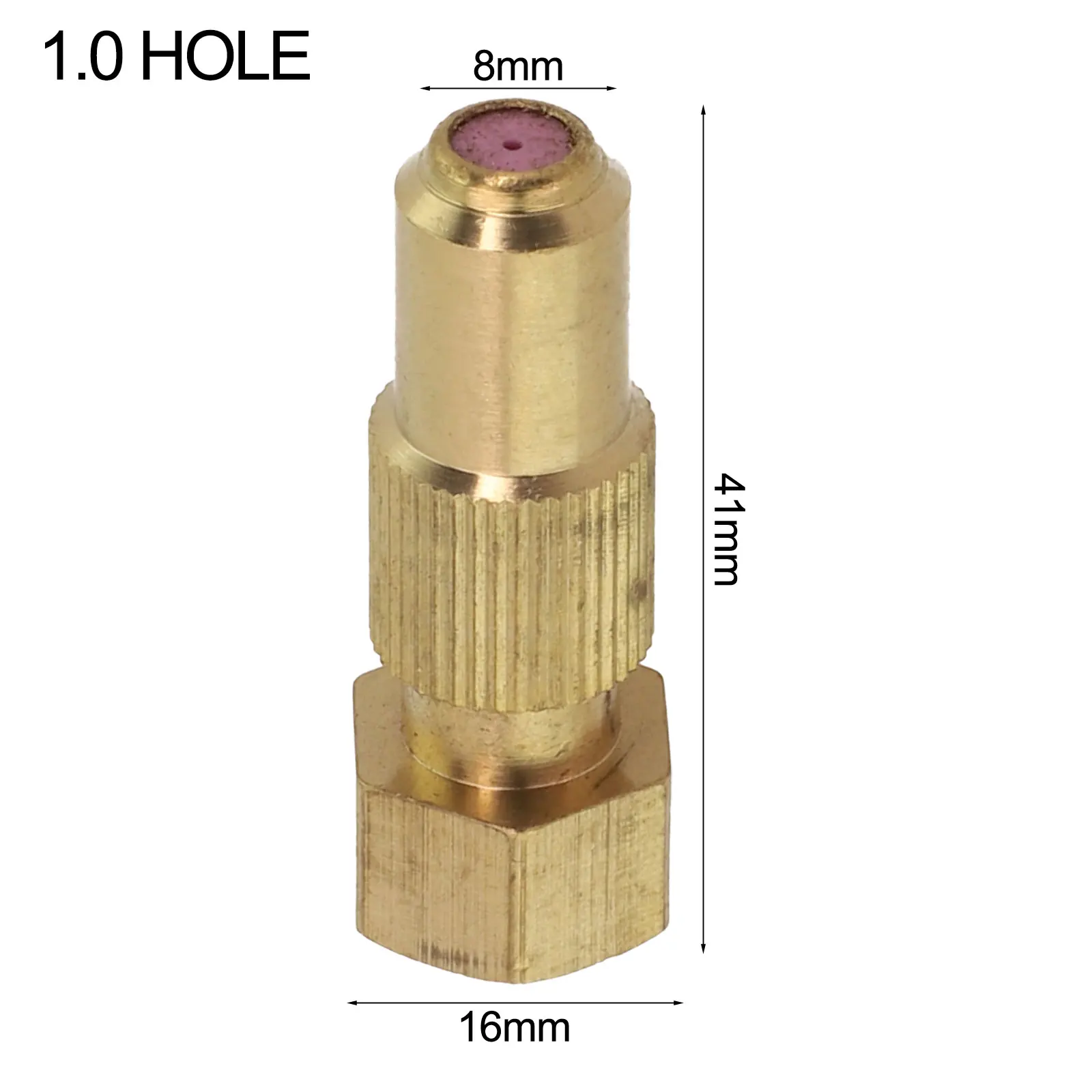 Copper Agricultural Spray Nozzle with Adjustable High Pressure Direct Spray Function for Field Garden and Irrigation Use
