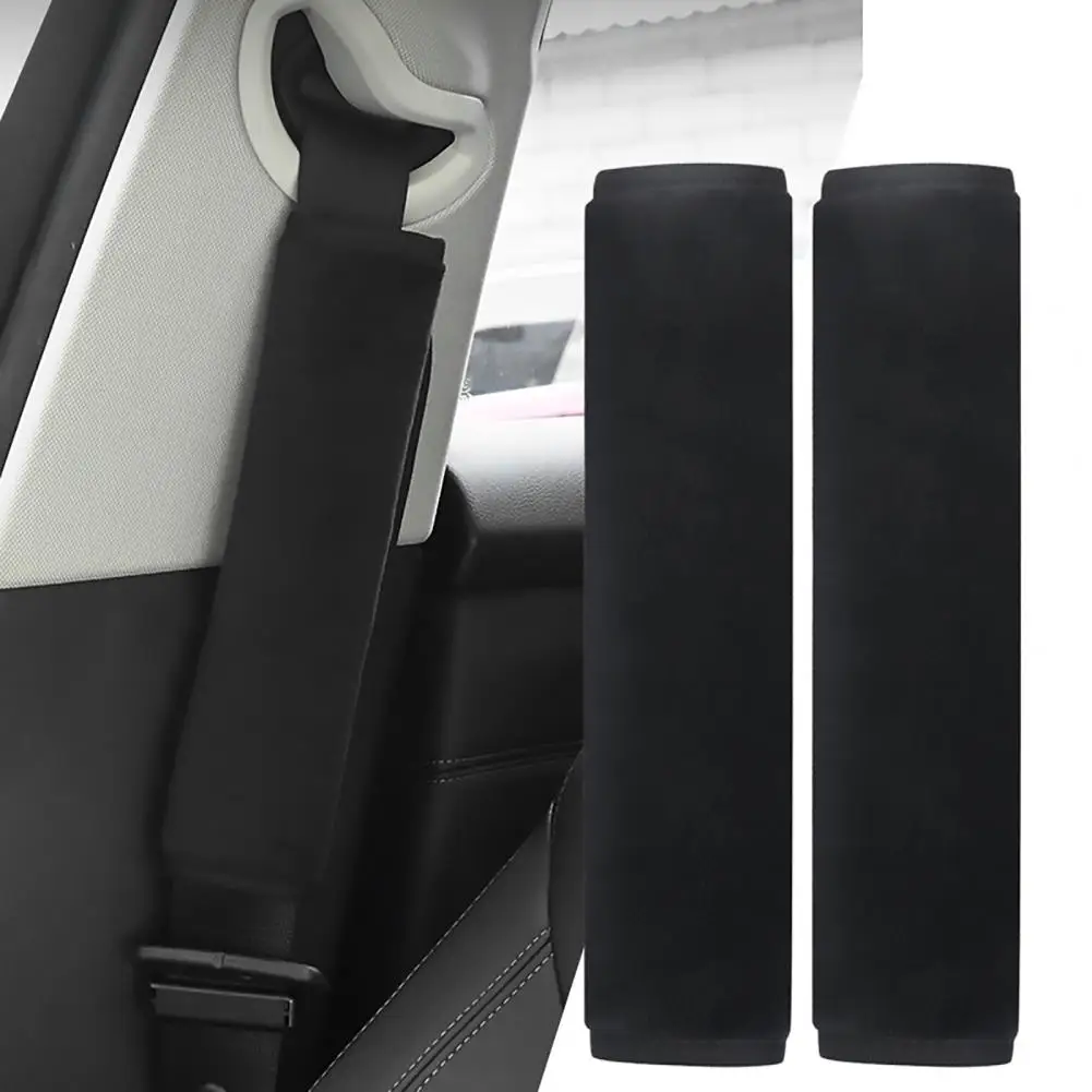 1 Pair Seat Belt Cushion  Excellent Fine Stitching Seat Belt Shoulder Pad  Easy Installation Seat Belt Cover