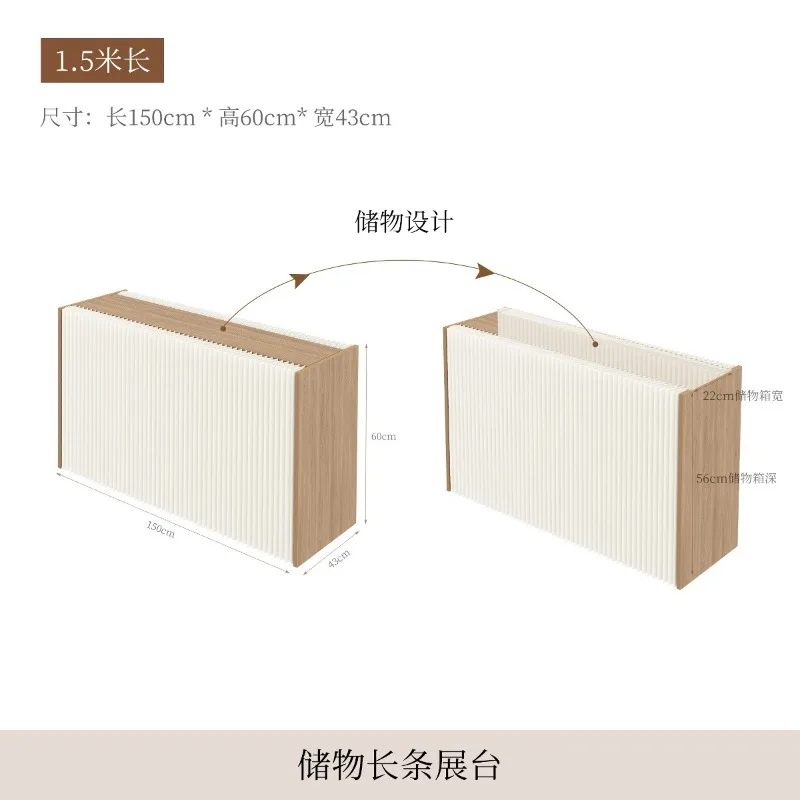 Das Designermodell der Nakajima-Wassertischproduktvitrine ist einfach zu bedienen