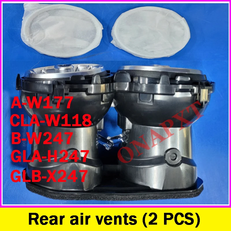 Led Voor Benz A/C/E/S/V/Cla/Gla/Glc W176 W205 w213 W222 W447 W117 W156 X253 Bluetooth App Nozzle Omgevingslicht Air Vent Turbine
