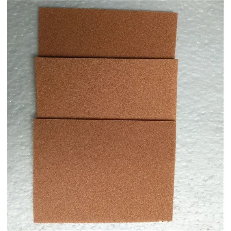 Customizable High-Porous Cu Copper Foam with 99.99% Purity, Ranging from 50um to 25mm Thickness