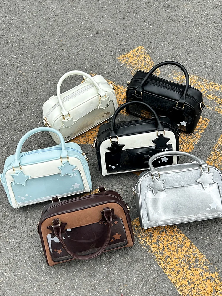 حقائب كروس أصلية متعددة الاستخدامات حقيبة صغيرة شفافة حقيبة نسائية #5