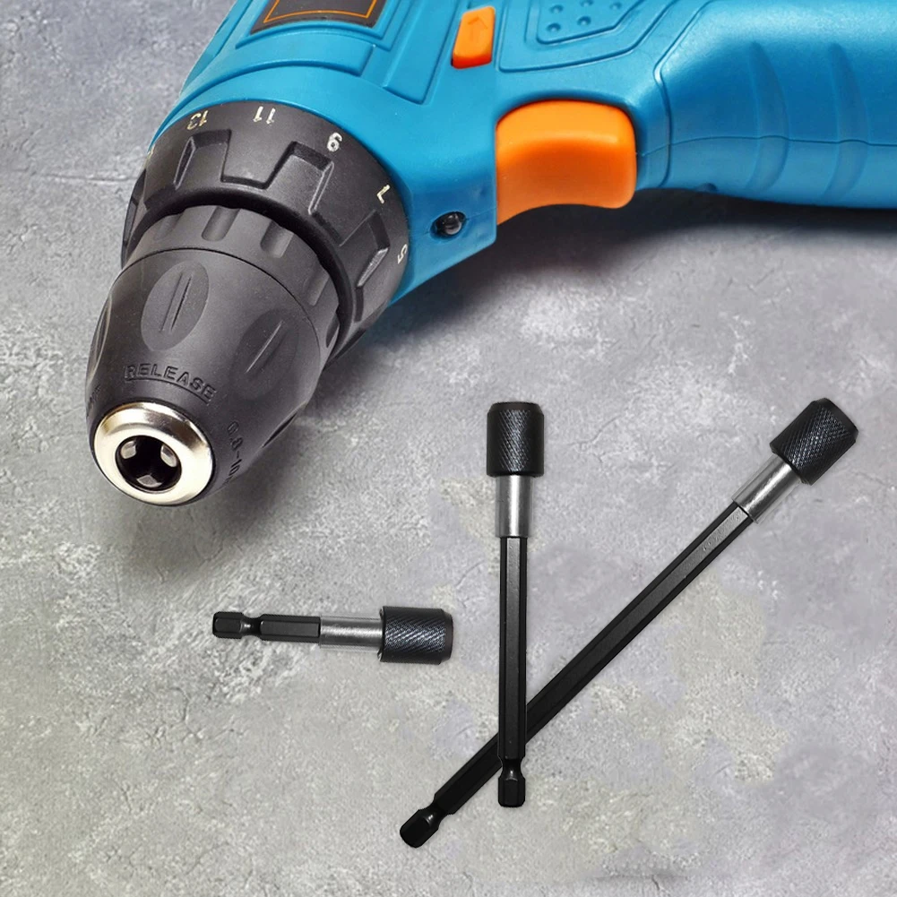 

Набор из 3 шт. быстросъемных магнитных шестигранных адаптеров 1/4 дюйма для электродрелей, шуруповертов и ударных гайковертов