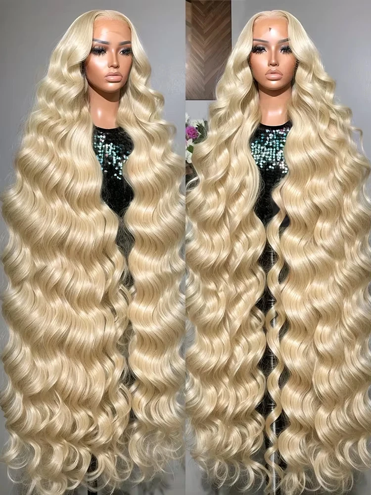 

30 40 Inches 250% Body Wave Human Hair Wigs Honey Blonde 613 Hd Lace Frontal Wig 13x6 13x4 Lace Front Human Hair Wigs For Women
