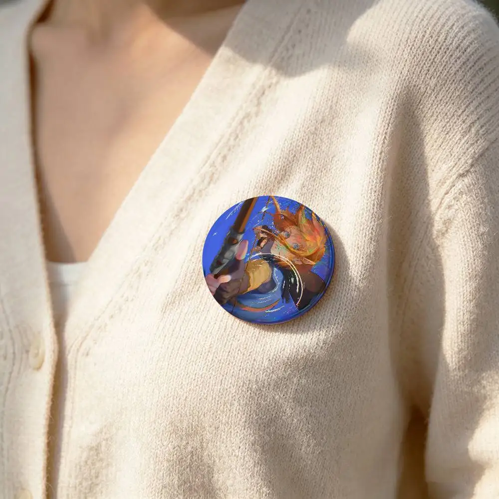 K-Link Badge Pins For Friend, Backpack, Clothing, Collectible Accessories, Jewelry Gift