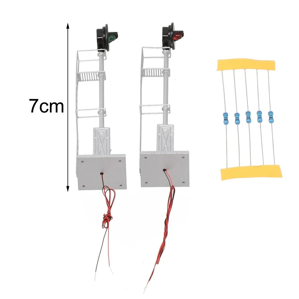 HO Scale Tri-lights Model #05 1 Pcs 20mA 3V DC Only Common Anode Signal Fine Railroad Searchlight High Quality