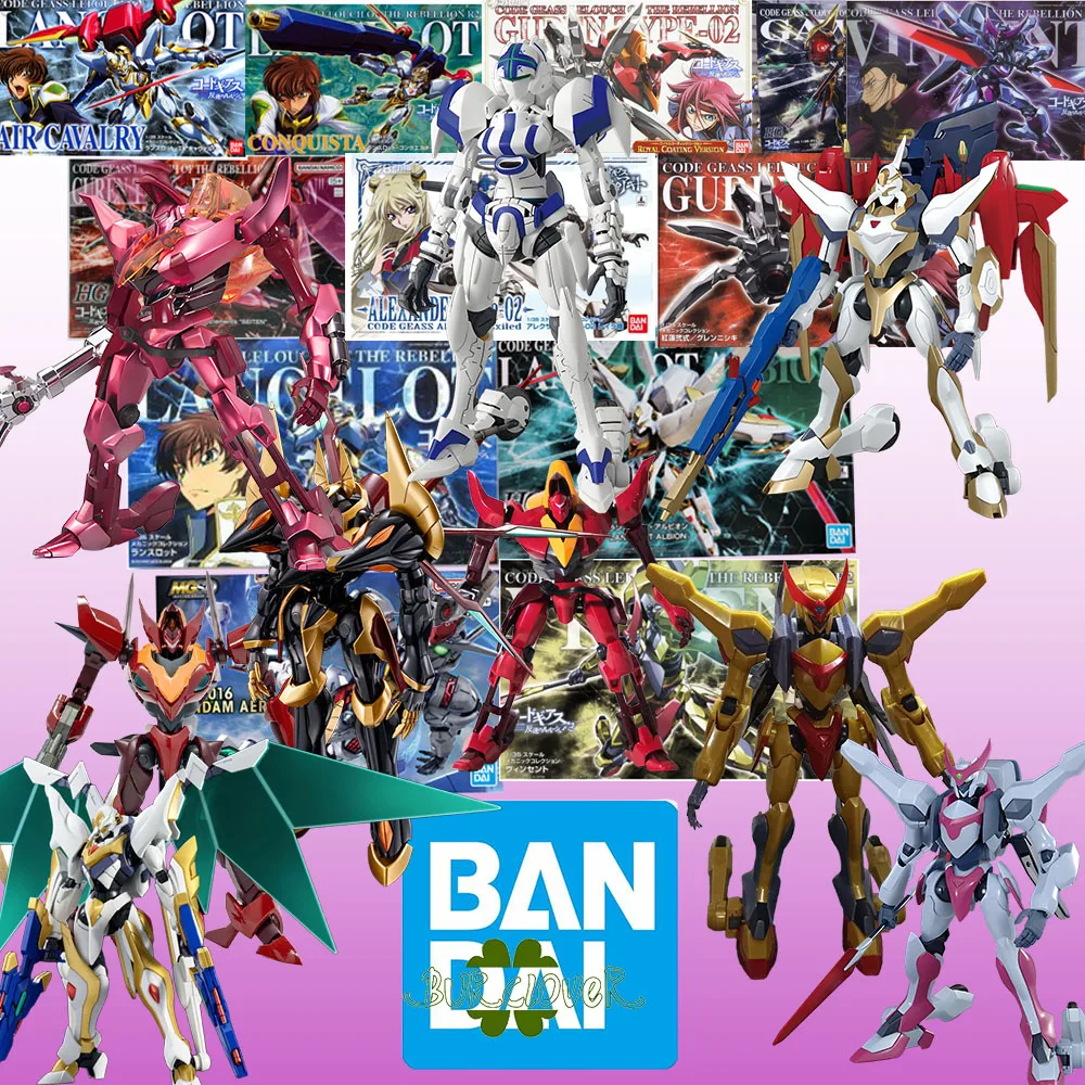 بانداي حقيقية الأصلي HG المتمردين Lelouch Gawain Guren Type-02 Z-01Z Type-02/F1Z ألعاب شخصيات الحركة هدية في المخزون
