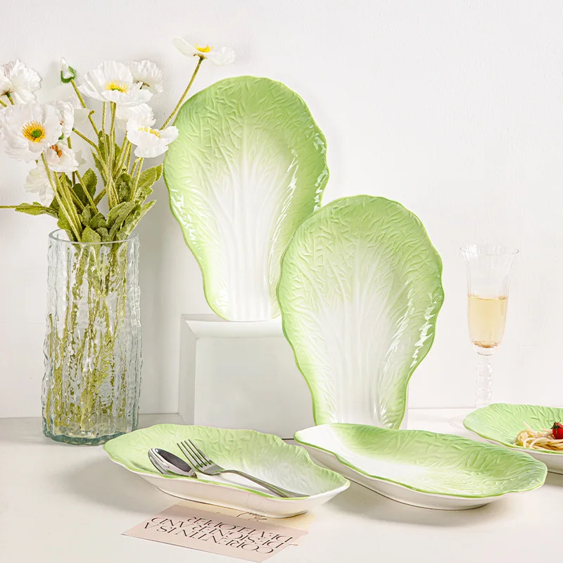 

ZML ceramic plate household dish new ceramic tableware