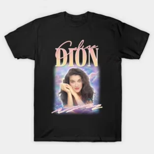 Celine Dion Metal Funny Large Printed Solid Men's Women's T-Shirt Kids Short Sleeve T-Shirts Titanic Movie Fans Hipster Tops Y2K