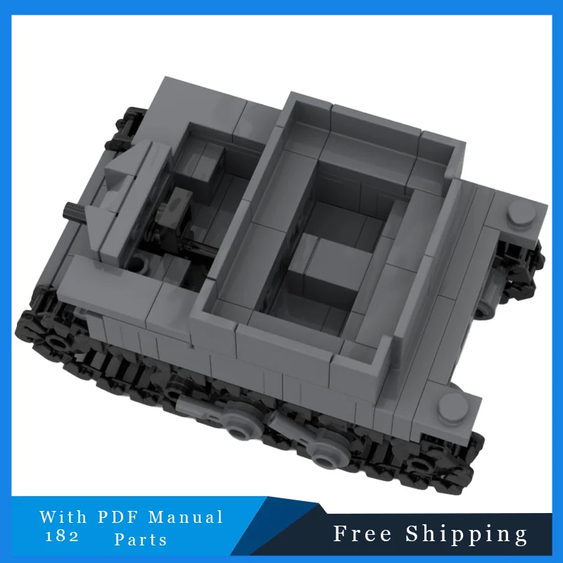 

182 шт. строительные блоки, черный бронированный транспортный автомобиль, технология, кирпичи, модель игрушки, детские развивающие DIY сборка, праздничный подарок