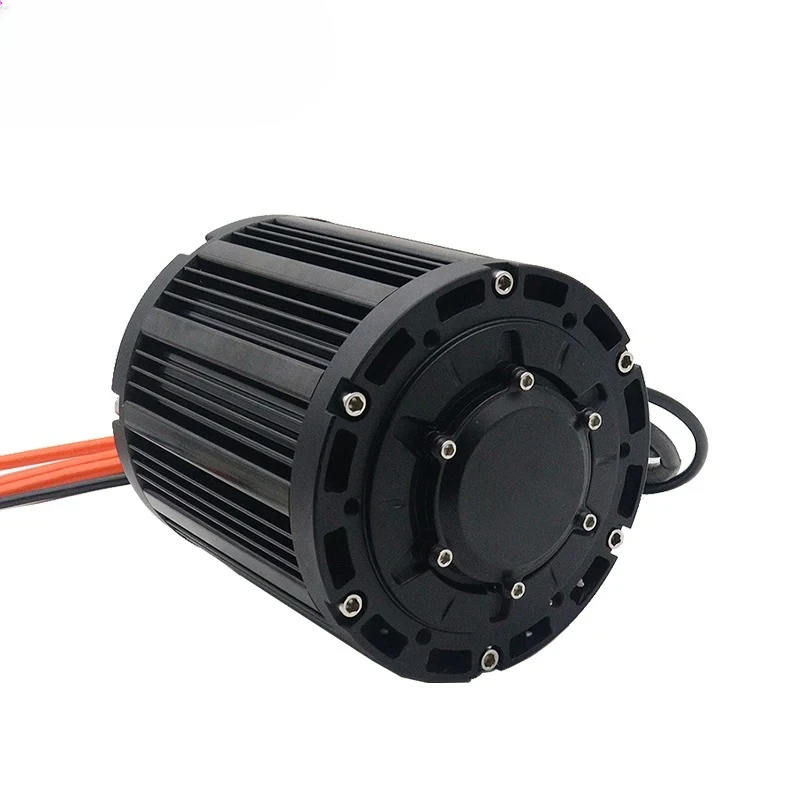 QS138 90H 4000W V3 110kmh PMSM Mid-Drive Motor With 1:2.35 Internal Reduction Gears For Moped DirtBike