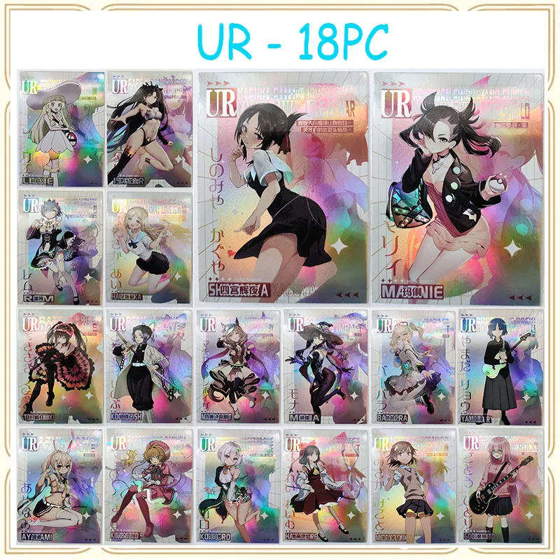 

Anime Goddess Story Fifth Version UR SSR Collection Card Lillie Marnie Tokisaki Kurumi Rem Boy Toy Christmas Birthday Present