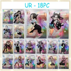 Anime Goddess Story Fifth Version UR SSR Collection Card Lillie Marnie Tokisaki Kurumi Rem Boy Toy Christmas Birthday Present