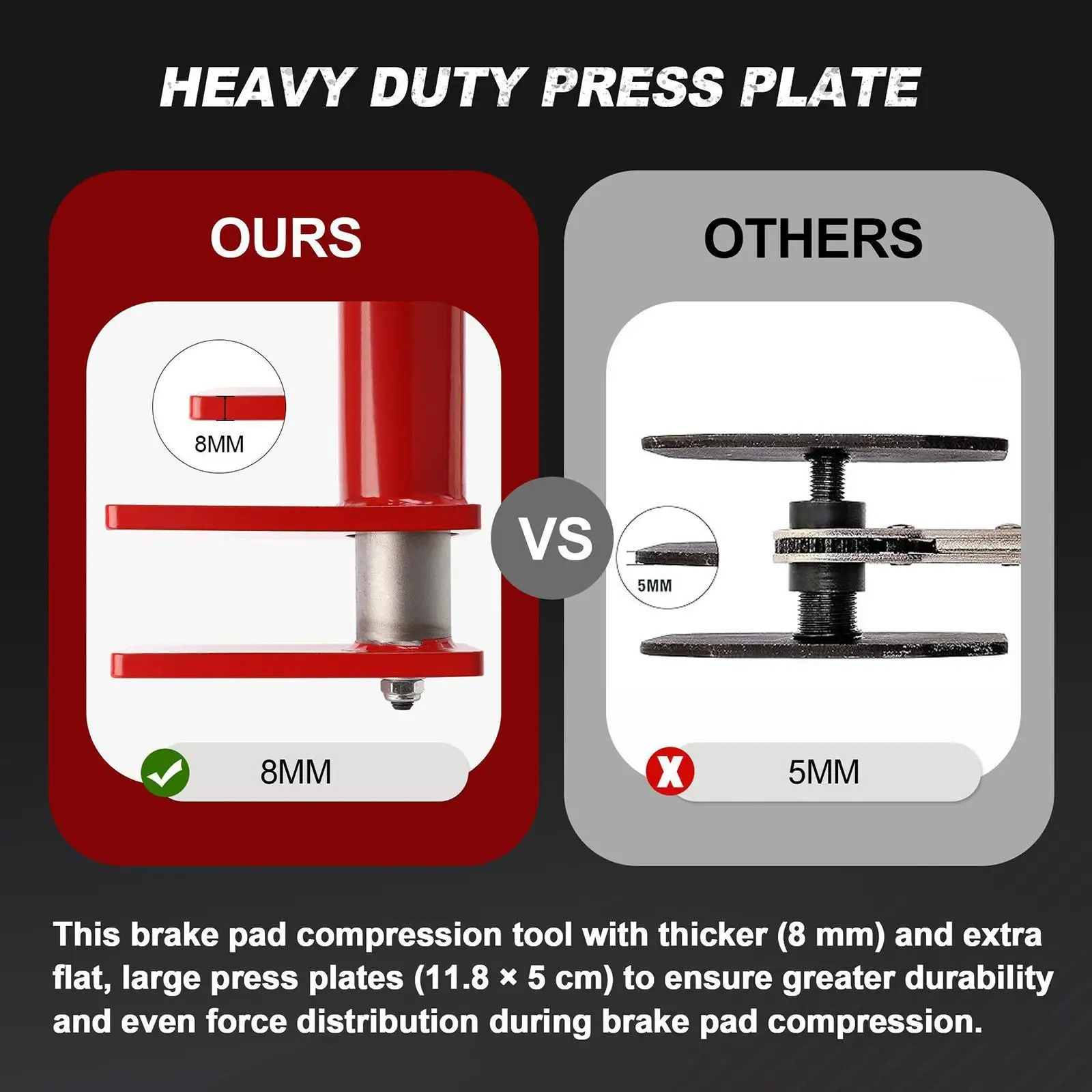 

Generic Brake Caliper Press Tool Installation Brake Caliper Compression Tool