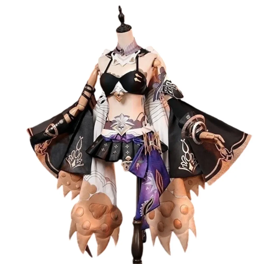 Game Honkai Impact 3 Pardofelis Cosplay Costume Halloween Roleplay Uniforms Clothes Sets Woman Sexy Cosplay Costumes