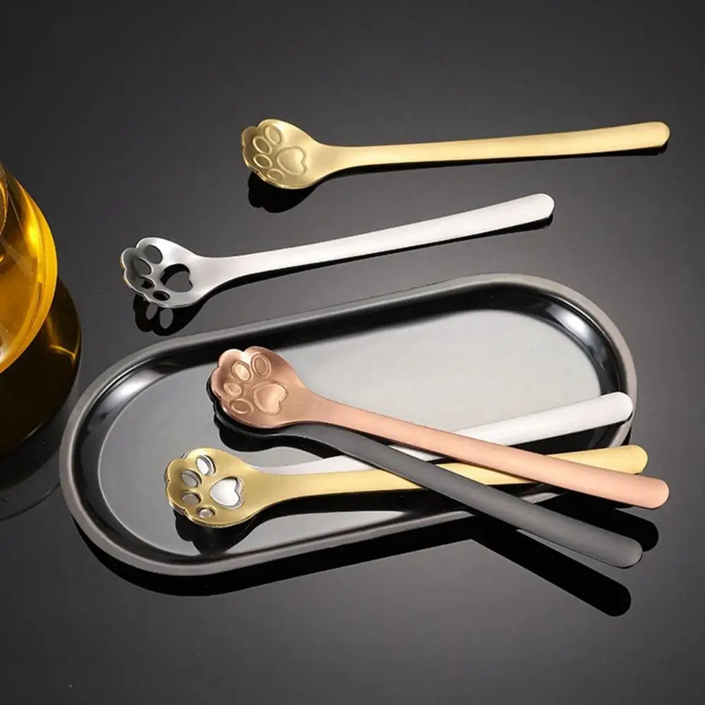 Drinking Mixing Ice Tea Cute Dessert Ice Cream Milk Spoon Coffee Stirrers Teaspoon Stirring Tool