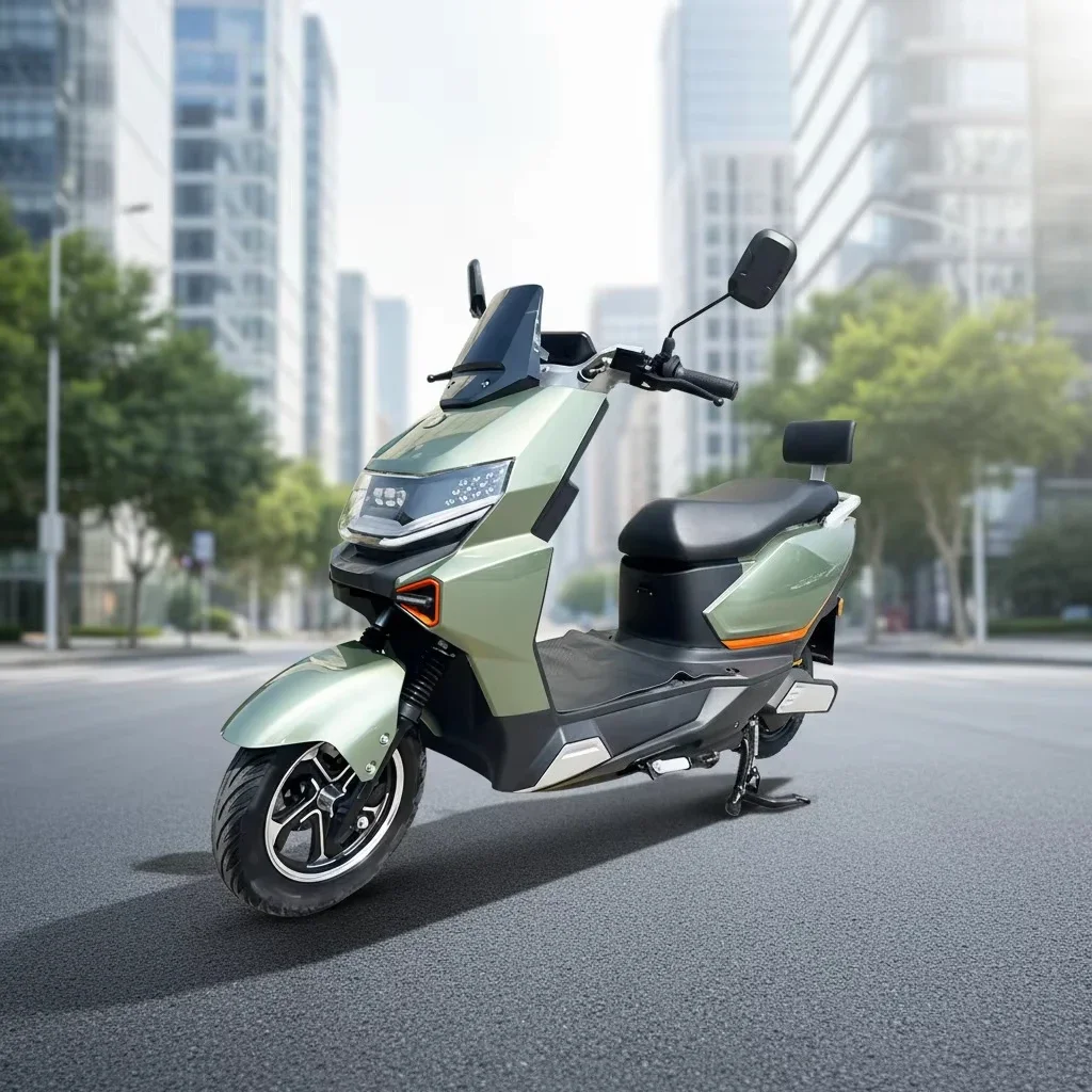 SXLL 2026 Hot Model Big Wheel Electric Motorcycle Chinese Student Electric Scooter Adult Motorcycle